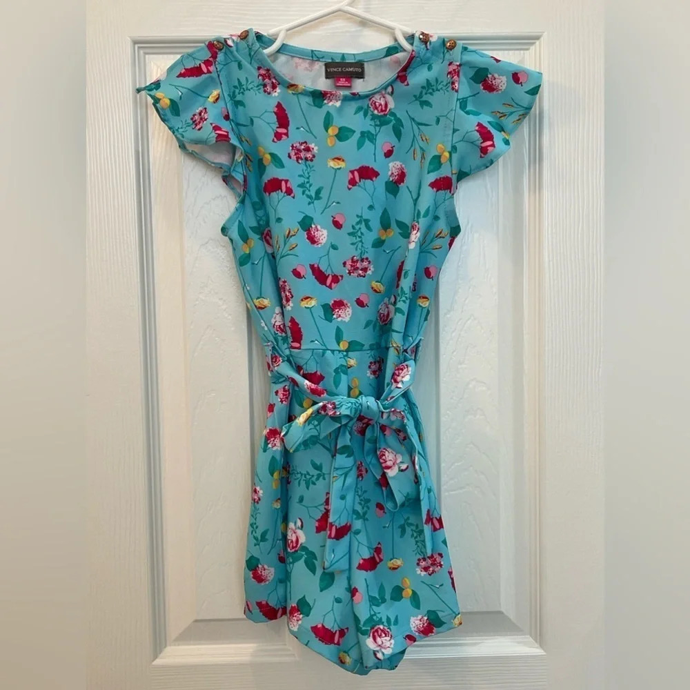 Vince‎ Camuto Belted Romper